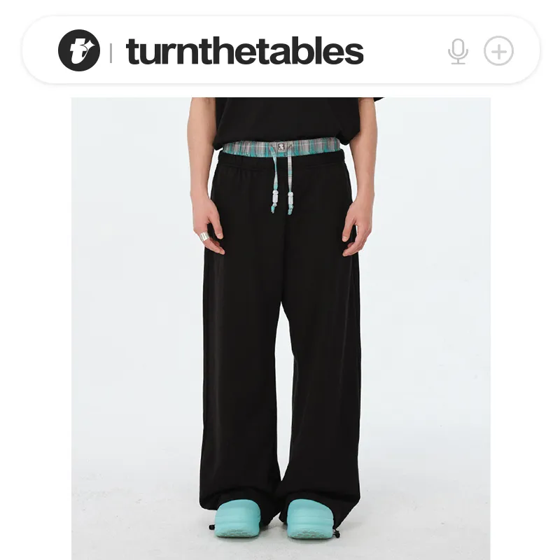 TURNTHETABLES Casual Pants Unisex-9