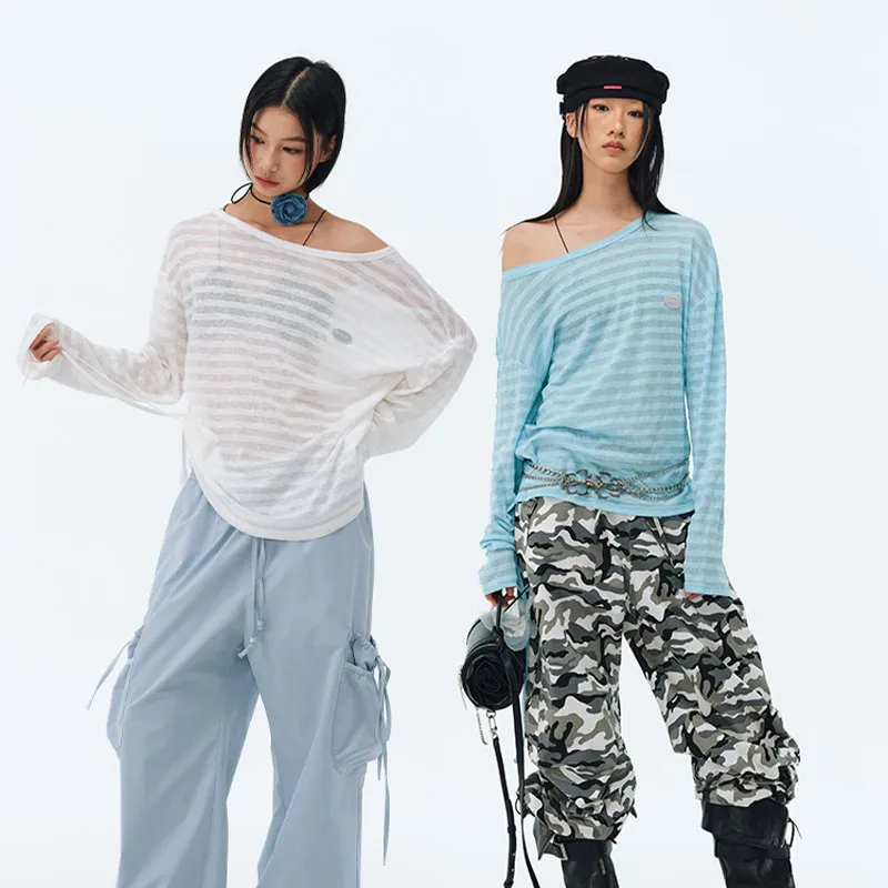 TURNTHETABLES Drop Shoulder Sleeve T Shirt Women's-2