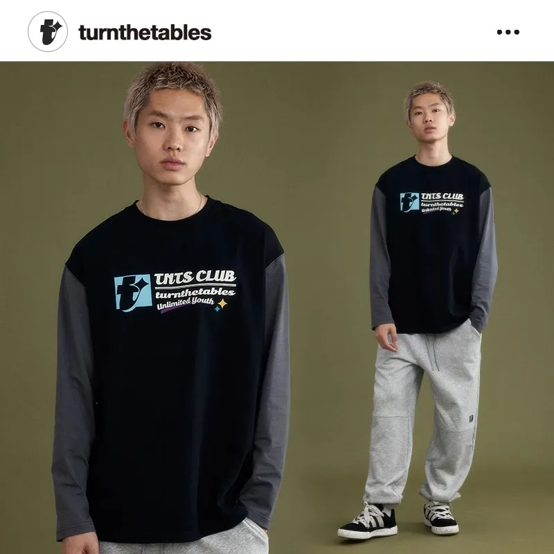 TURNTHETABLES Long Sleeved T Shirts Unisex-2