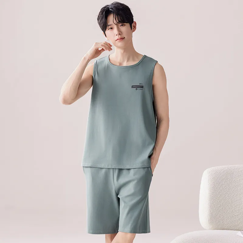 MIIOW Cool One Summer Series Pajama Set Men's Green-1