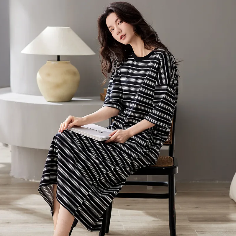 MIIOW Cool One Summer Series Nightgown Women's Black-4