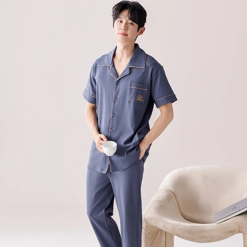 MIIOW Cool One Summer Series Pajama Set Men's Royal Blue-2