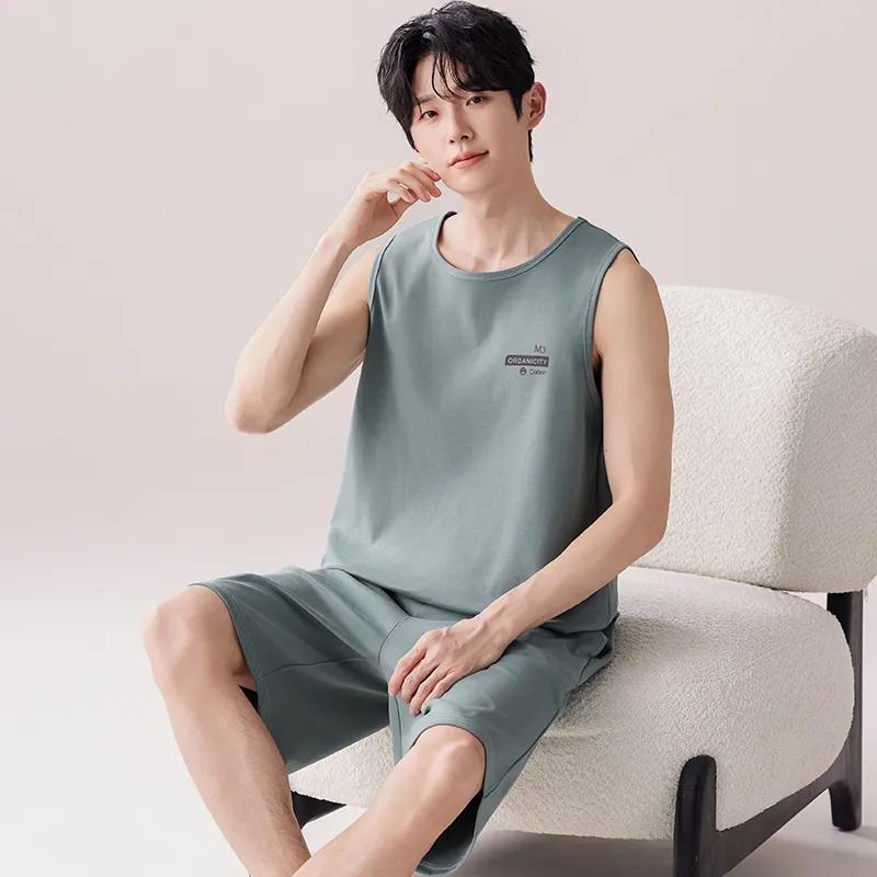 MIIOW Cool One Summer Series Pajama Set Men's Green-5