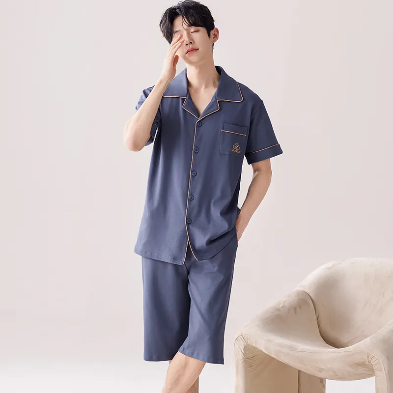 MIIOW Cool One Summer Series Pajama Set Men's Royal Blue-2
