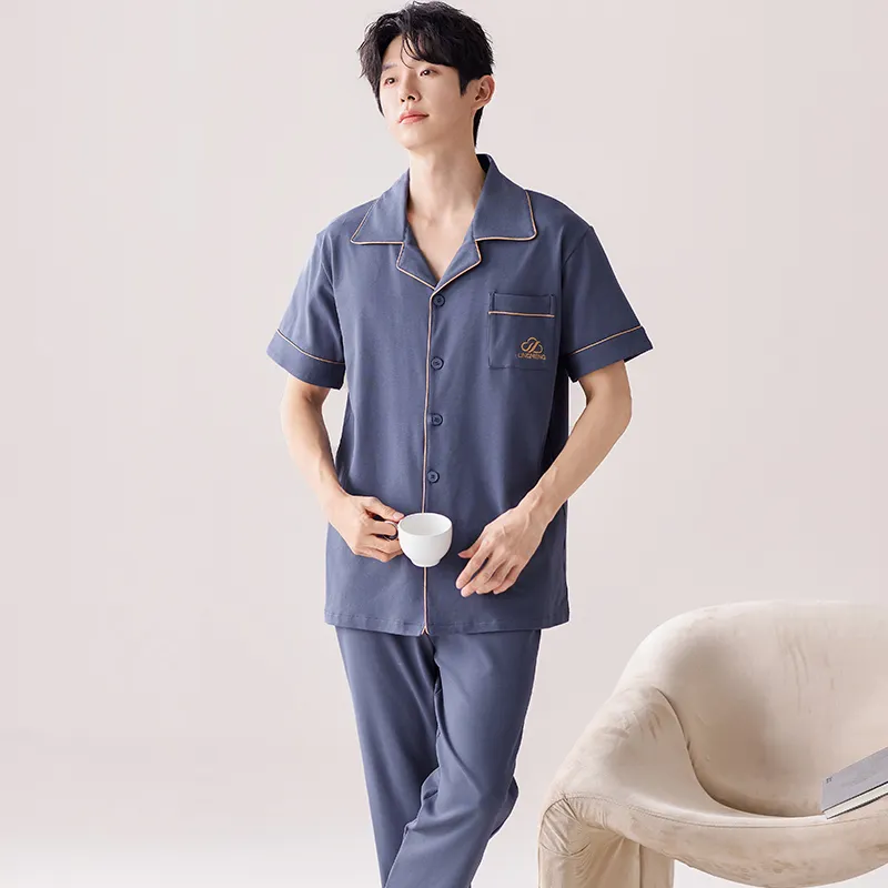 MIIOW Cool One Summer Series Pajama Set Men's Royal Blue-1