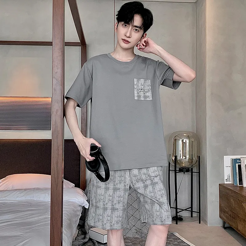 MIIOW Cool One Summer Series Pajama Set Men's Gray-1