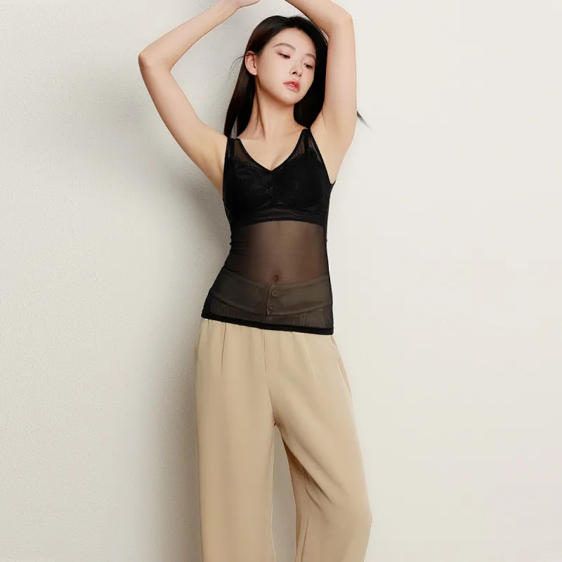 Silk Boundary Tank Tops Women's-13