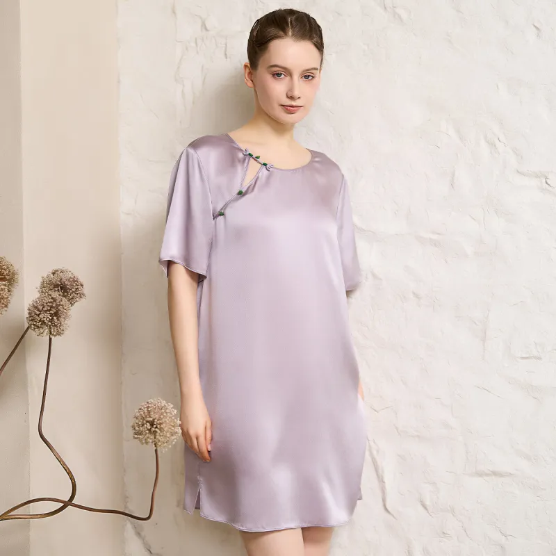 Silk Boundary Nightgown Women's-4