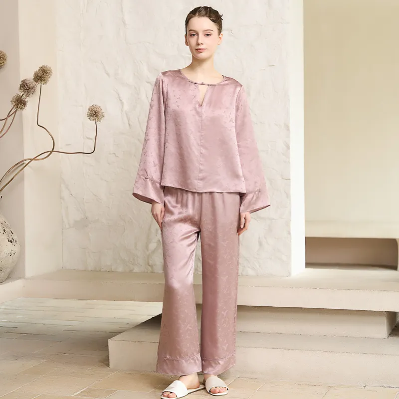 Silk Boundary Pajama Set Women's-4