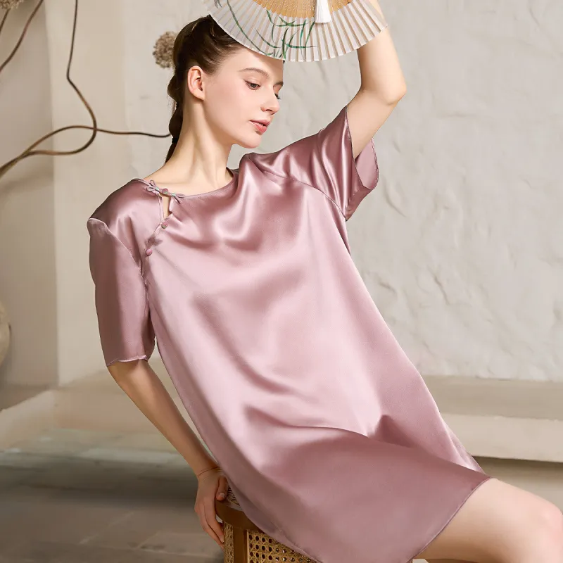 Silk Boundary Nightgown Women's-18
