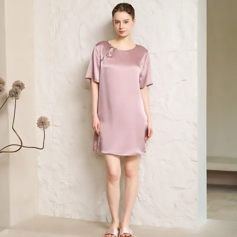 Silk Boundary Nightgown Women's-19