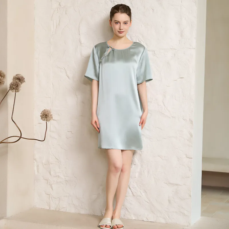 Silk Boundary Nightgown Women's-9
