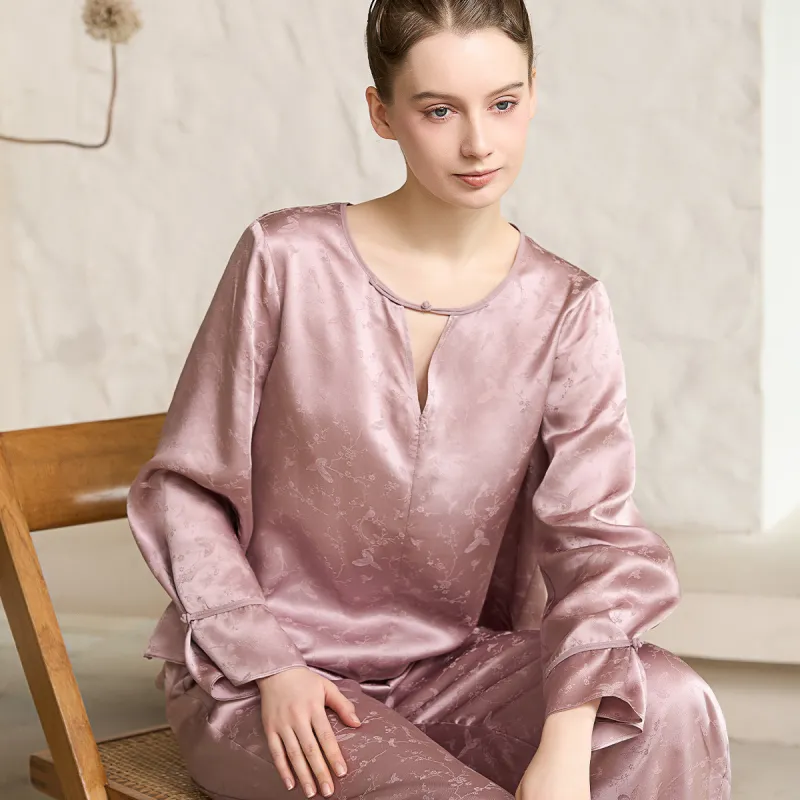 Silk Boundary Pajama Set Women's-2
