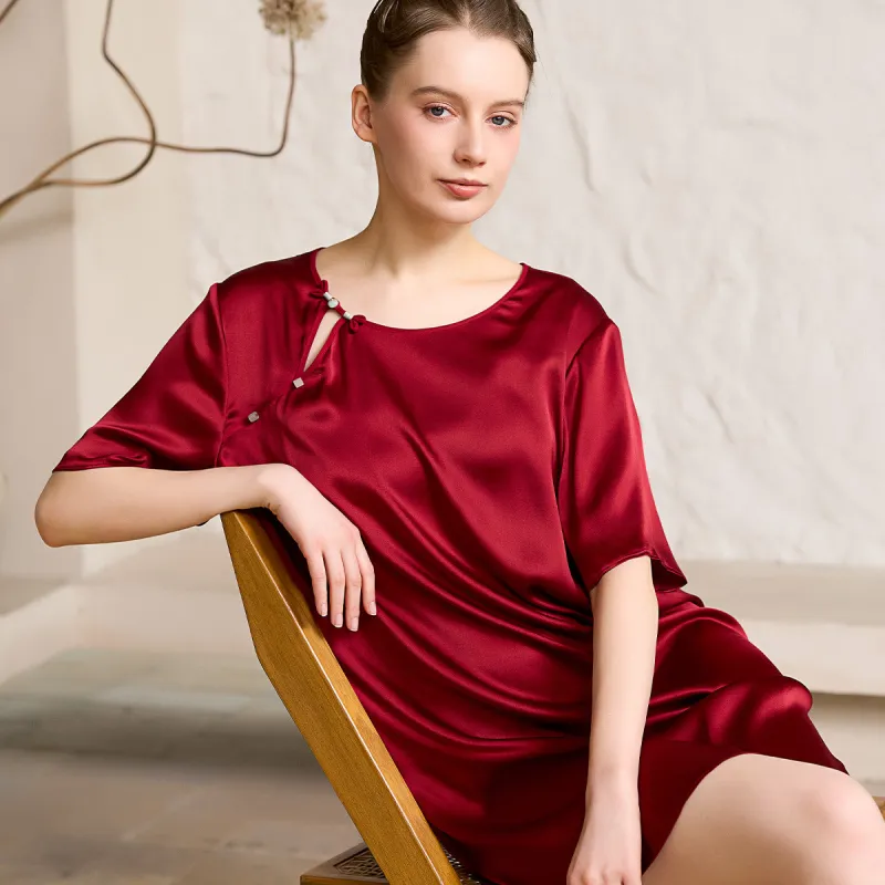 Silk Boundary Nightgown Women's-21