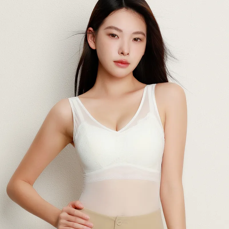 Silk Boundary Tank Tops Women's-6