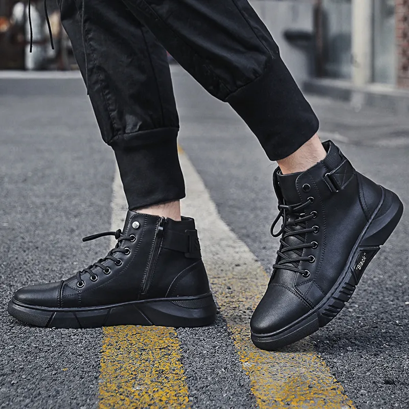 Product B Ankle Boots Men's Black-1