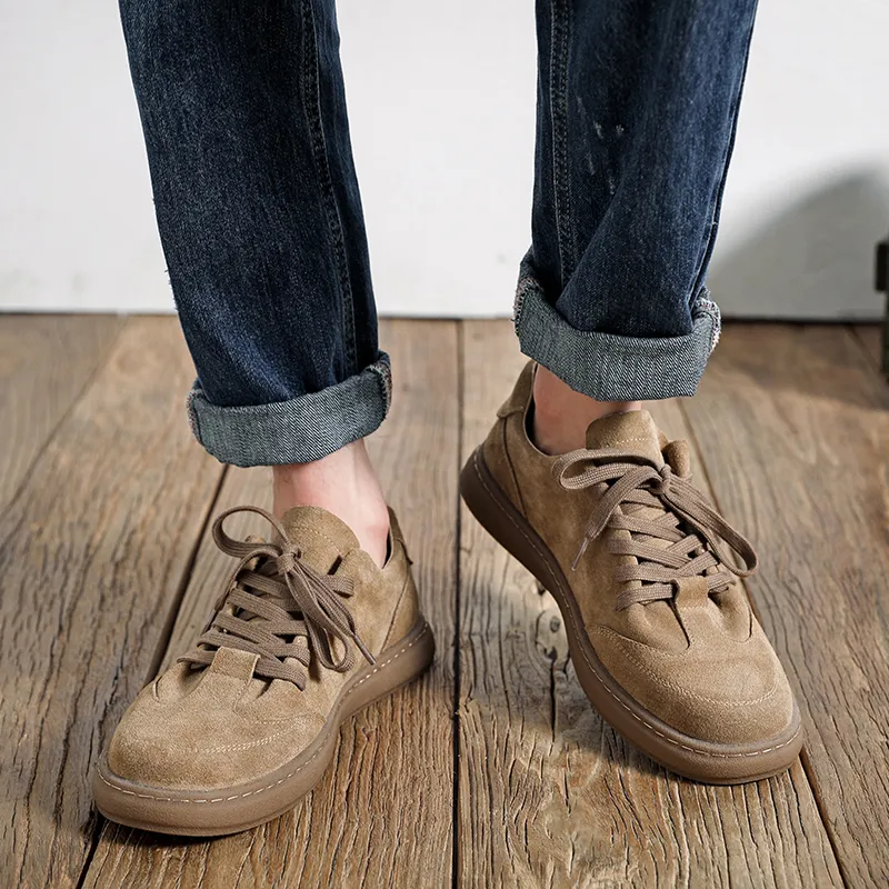 Product B Low Top Skateboard Shoes Men's Brown-1