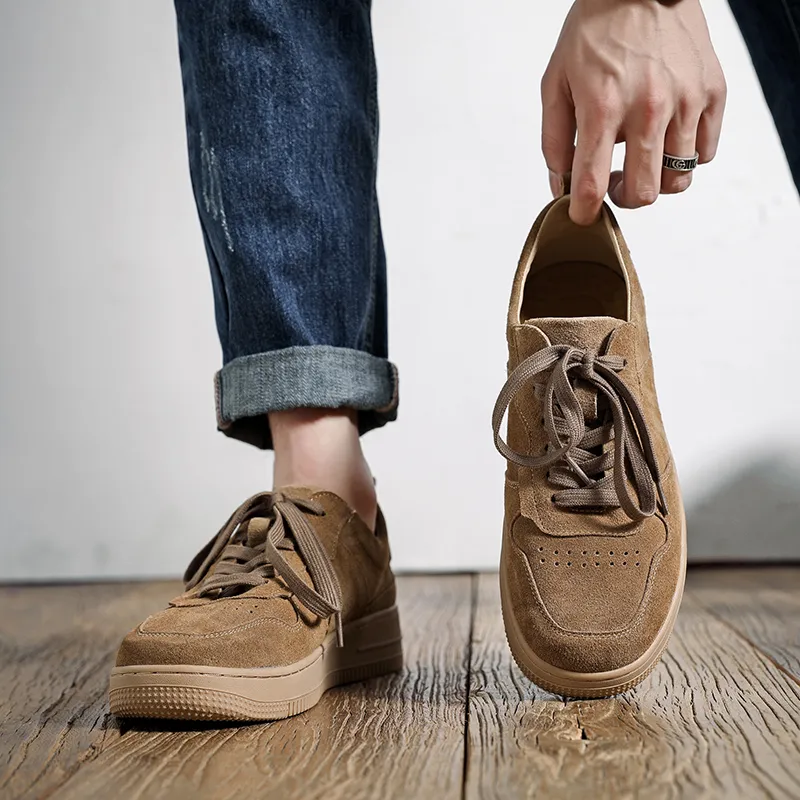 Product B Low Top Skateboard Shoes Men's Brown-1
