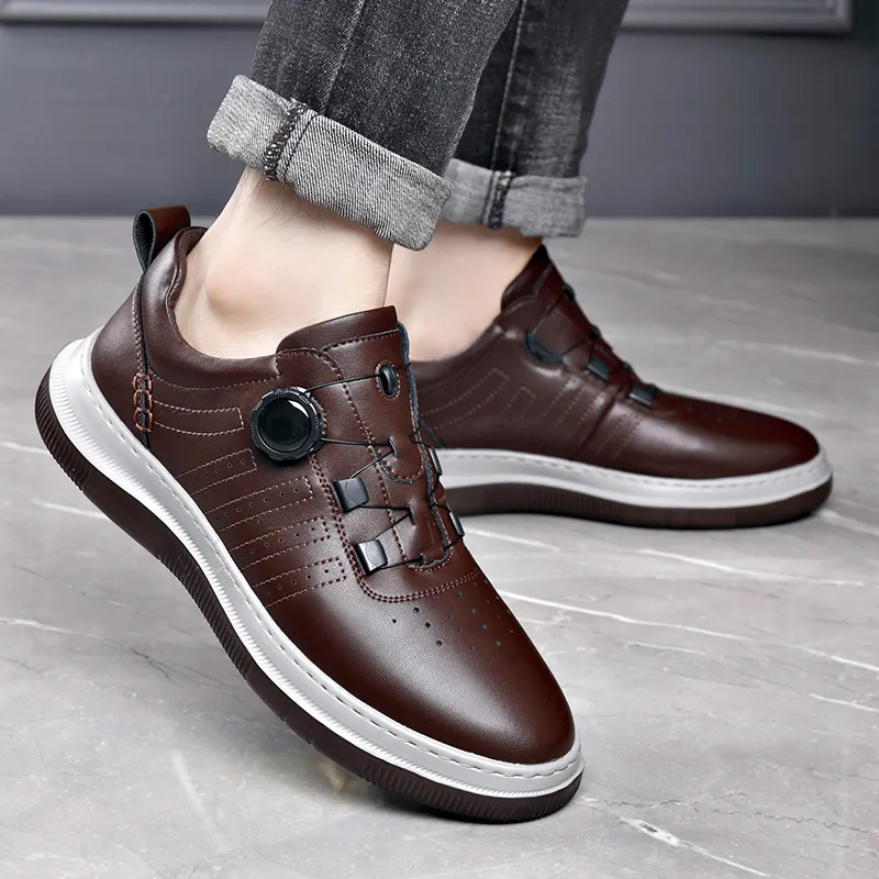 Product B Men's Casual Shoes Men Low Top Brown/Black-3
