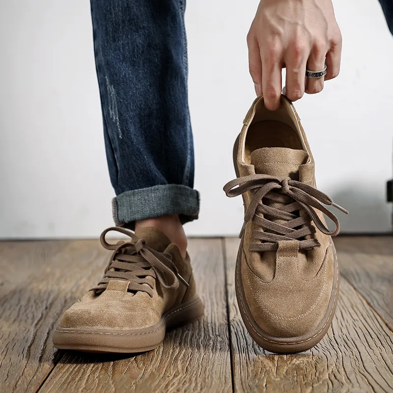 Product B Low Top Skateboard Shoes Men's Brown-4