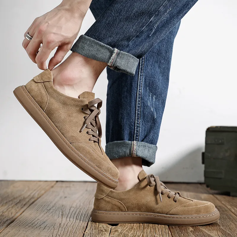 Product B Low Top Skateboard Shoes Men's Brown-5