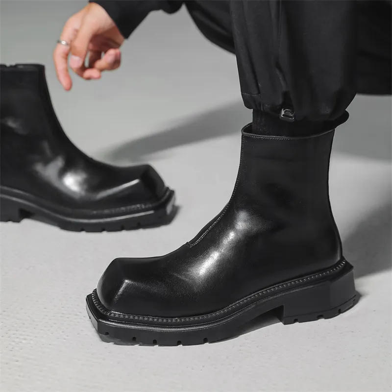 Product B Ankle Boots Men's Black-4