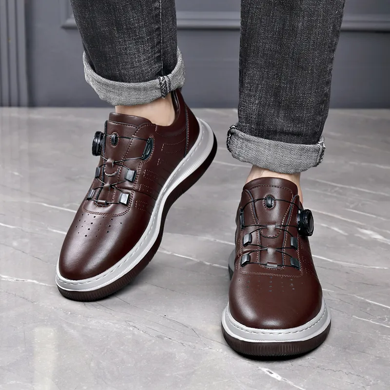 Product B Men's Casual Shoes Men Low Top Brown/Black-4