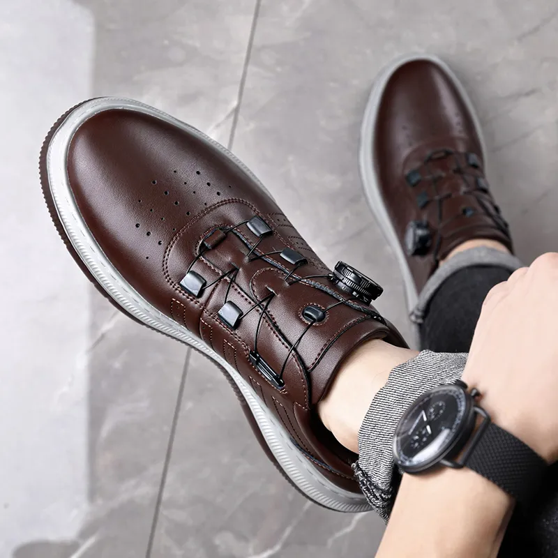 Product B Men's Casual Shoes Men Low Top Brown/Black-1