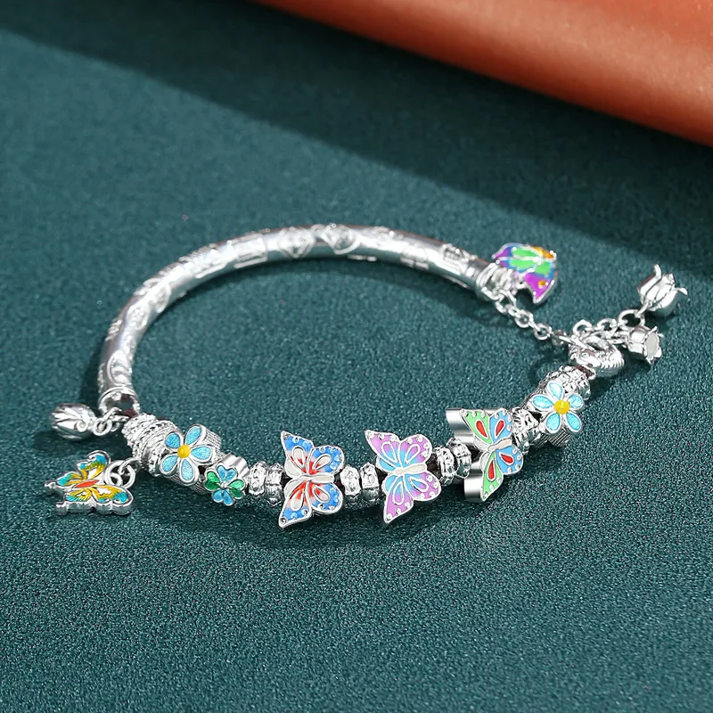 Su Garden S 999 Fine Silver Sterling Silver Bracelets Women's-3