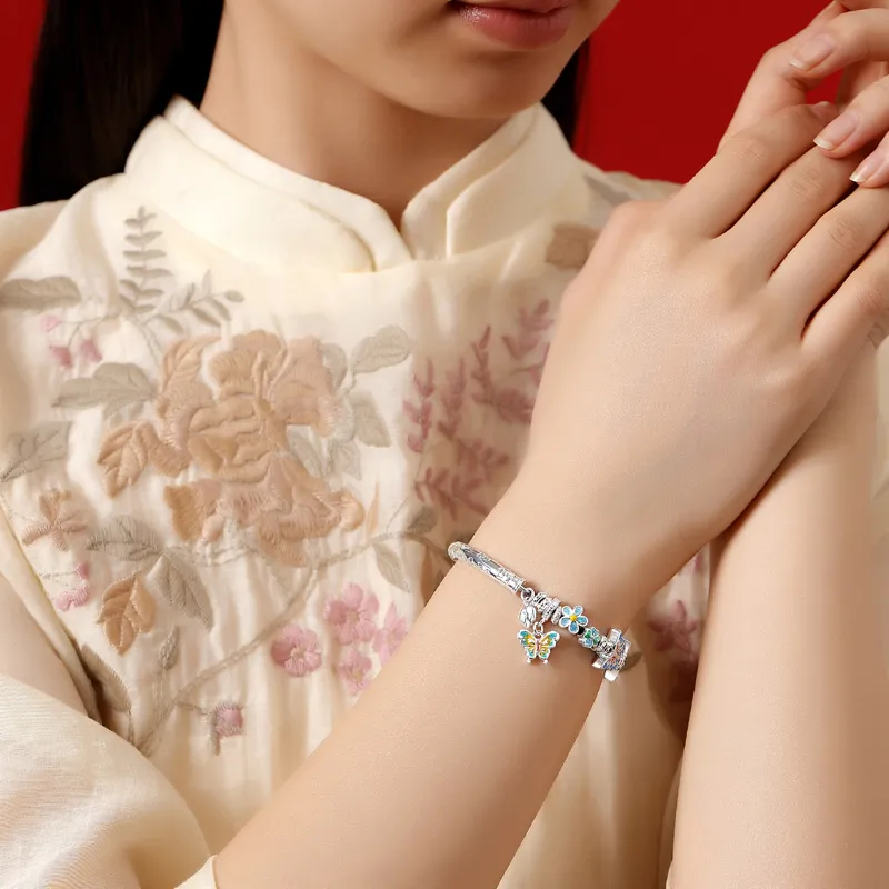Su Garden S 999 Fine Silver Sterling Silver Bracelets Women's-2