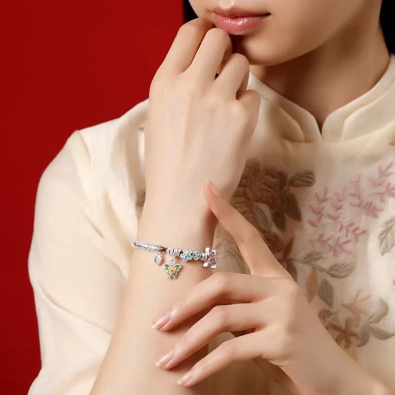 Su Garden S 999 Fine Silver Sterling Silver Bracelets Women's-1