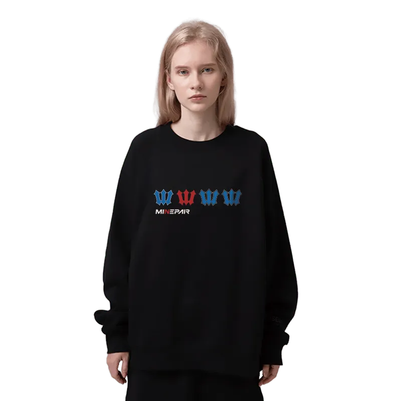 MINEPAIR Sweatshirt Unisex Black-1