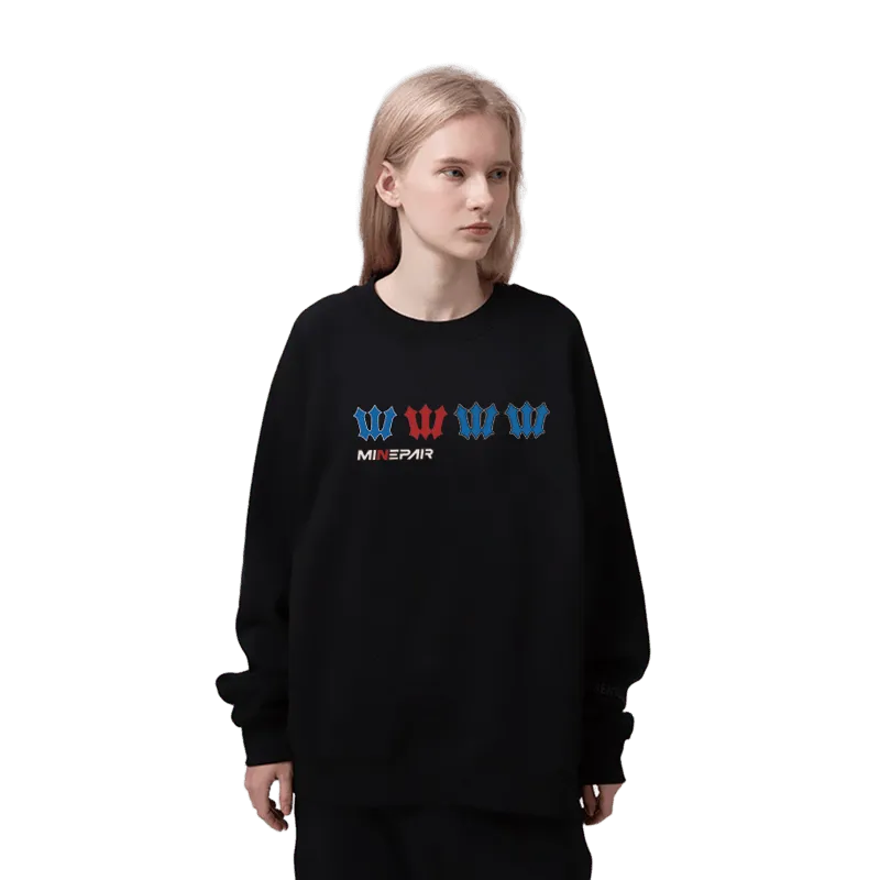 MINEPAIR Sweatshirt Unisex Black-2