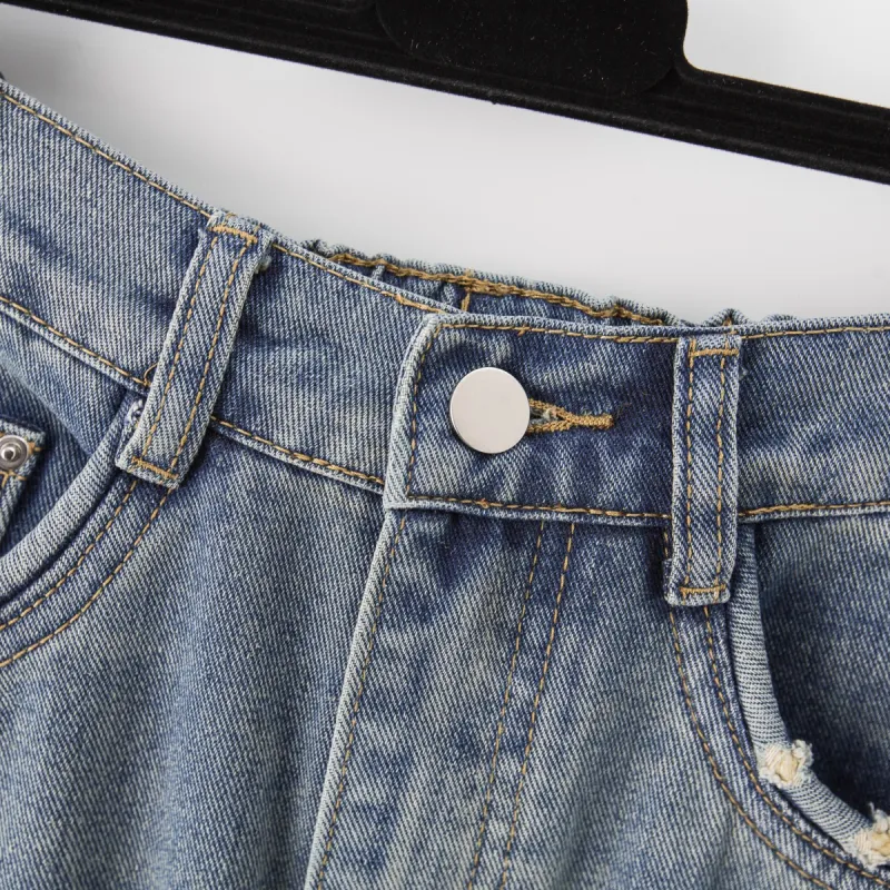 CLUB NEWS Denim Short Skirts Women's-5