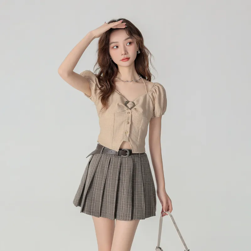 CLUB NEWS Casual Short Skirts Women's-10