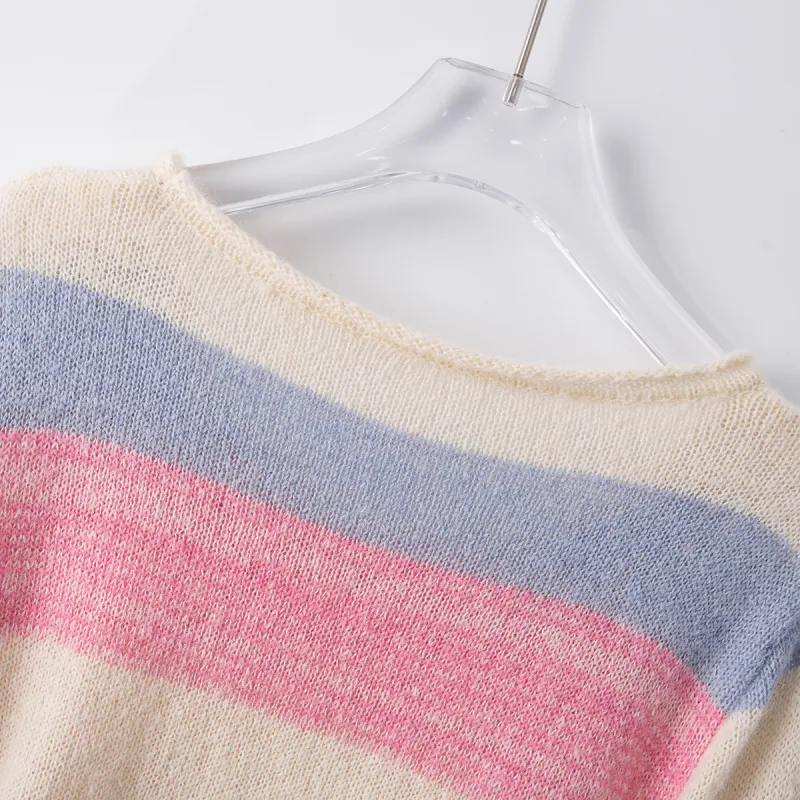 CLUB NEWS Knitwear Women's Multicolor Stripes-5