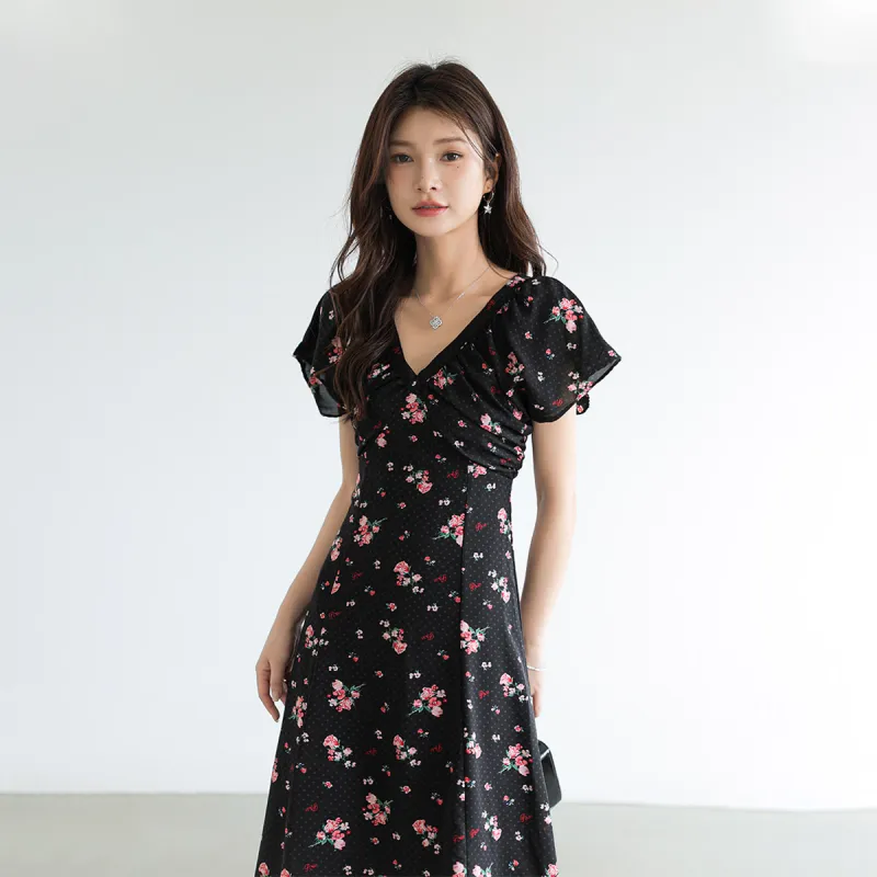 CLUB NEWS Short-Sleeved Dresses Women's Multicolor-2