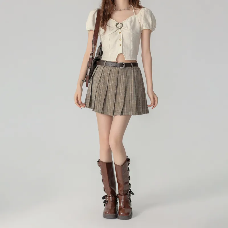 CLUB NEWS Casual Short Skirts Women's-9