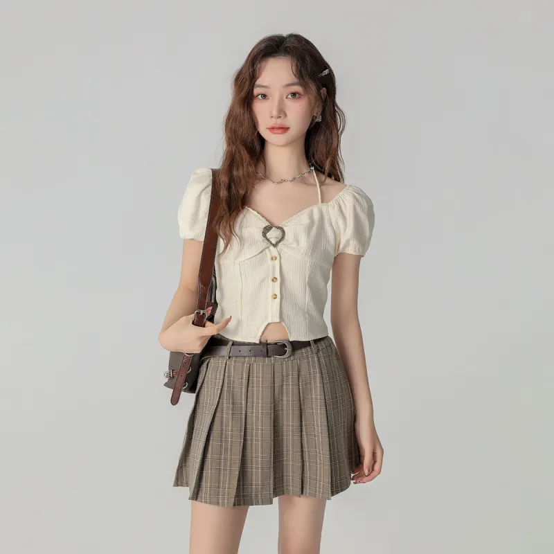 CLUB NEWS Casual Short Skirts Women's-4