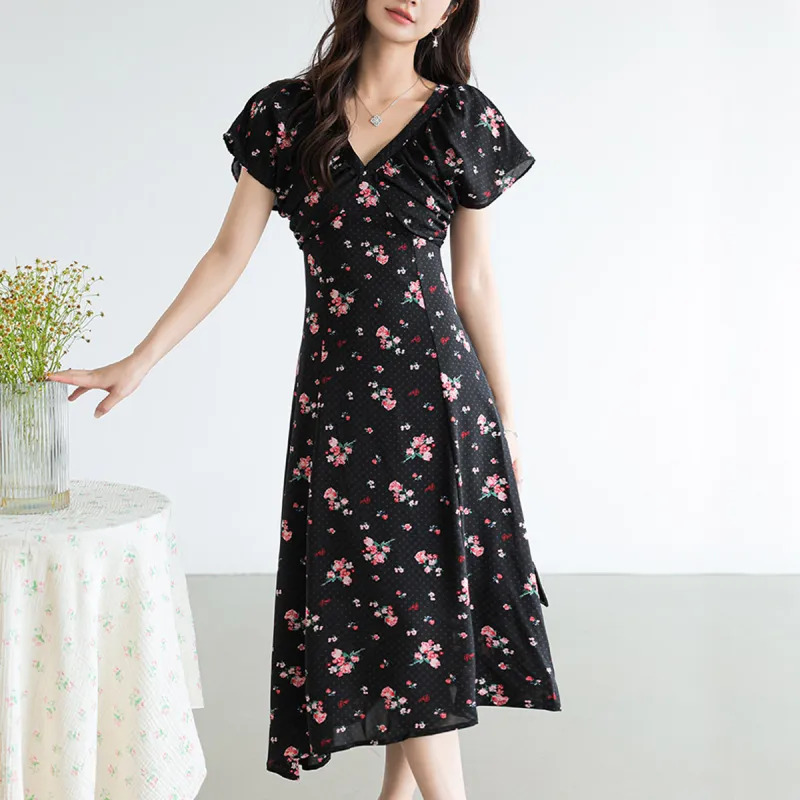 CLUB NEWS Short-Sleeved Dresses Women's Multicolor-7