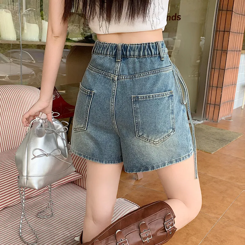 CLUB NEWS Denim Short Skirts Women's-3