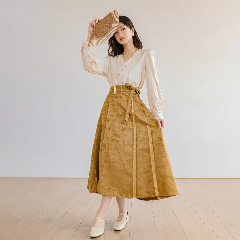 CLUB NEWS Shirt Women's Apricot-2