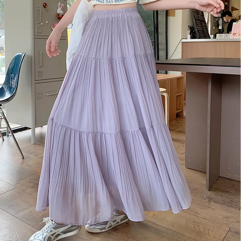 CLUB NEWS Casual Long Skirt Women's-14