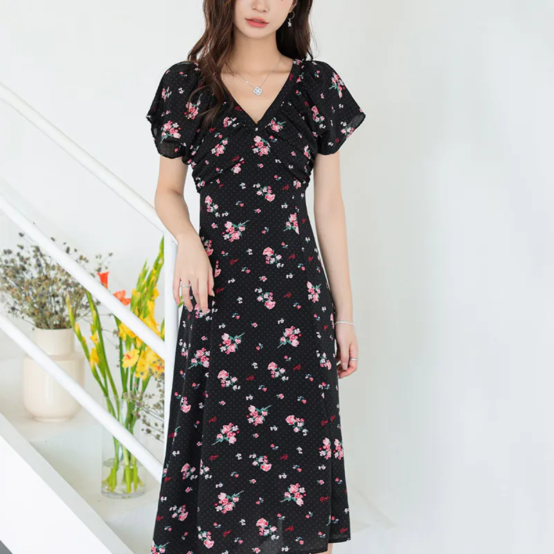 CLUB NEWS Short-Sleeved Dresses Women's Multicolor-5