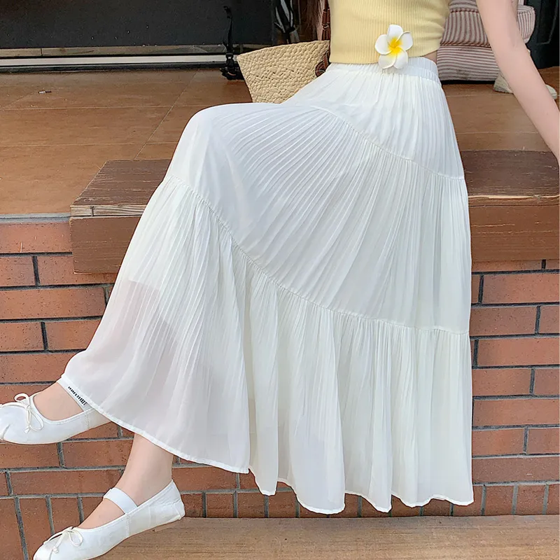 CLUB NEWS Casual Long Skirt Women's-2