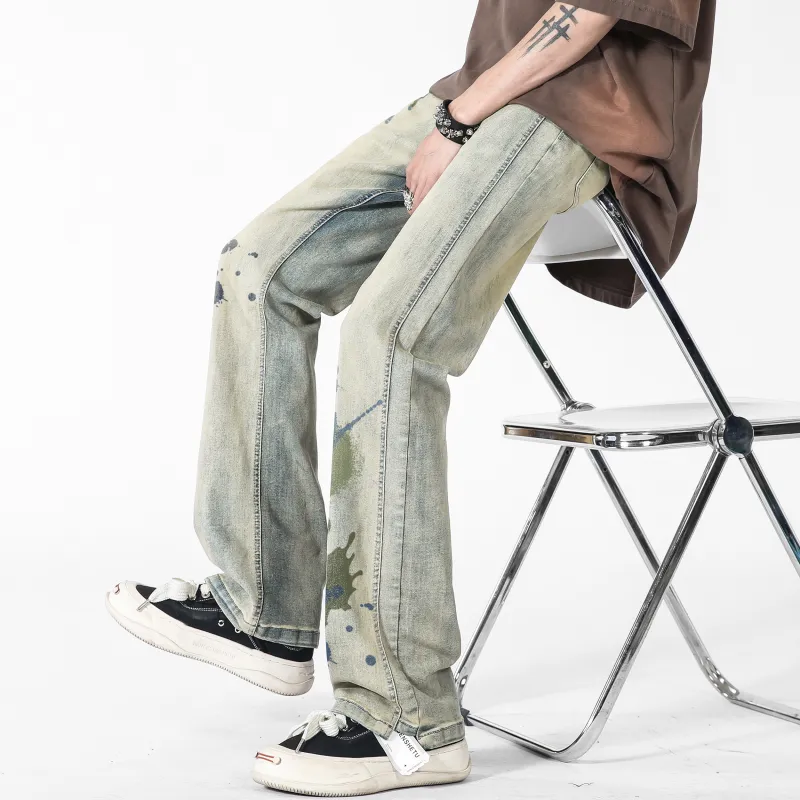 Jaslcs Jeans Unisex Yellow Mud-5