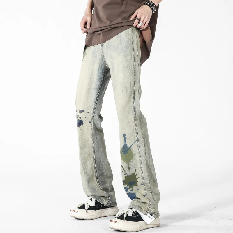 Jaslcs Jeans Unisex Yellow Mud-3