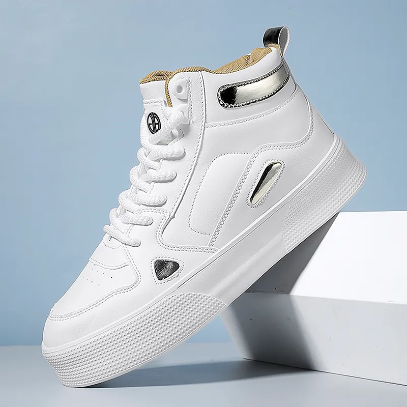 Yi Jiabao Coverage Anti Slip And Wear Resistant High Top Skateboard Shoes Men's-7