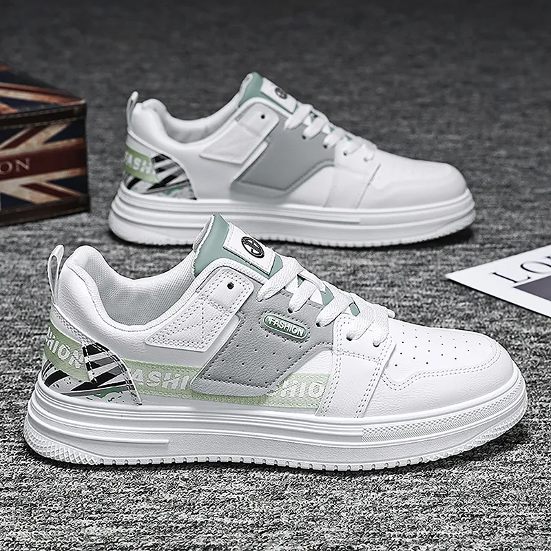 Yi Jiabao Slip Resistant Impact Resistance Wear Resistant Low Top Skateboard Shoes Men's-17