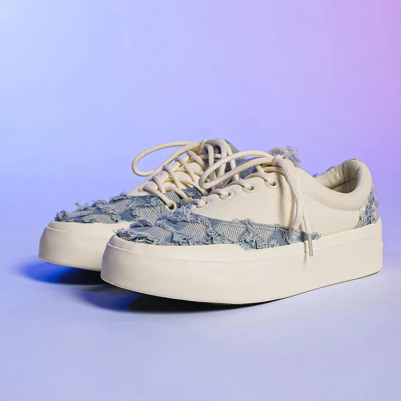 Yi Jiabao Anti Slip And Wear Resistant Lightweight Low Top Canvas Shoes Unisex-16